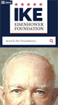 Mobile Screenshot of eisenhowerfoundation.net